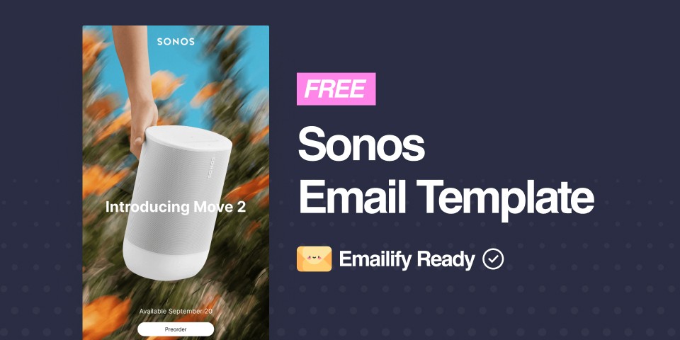 Thumbnail of Sonos Free Figma Template